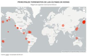 TERREMOTOS HOY | Terremotos hoy, 6 de agosto: consulta dónde ha habido sismos y su escala en España y resto del mundo, en tiempo real | elperiodico.com