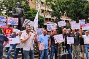 Trabajadores y gremios protestan contra la represión: «El salario también está preso»