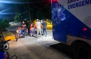 Traumatismo cráneo encefálico severo sufrió un motorizado que derrapó en Guanipa la madrugada de este domingo