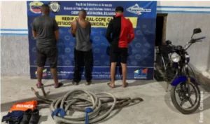 Tres antisociales hurtaron material estrategico de Dianca