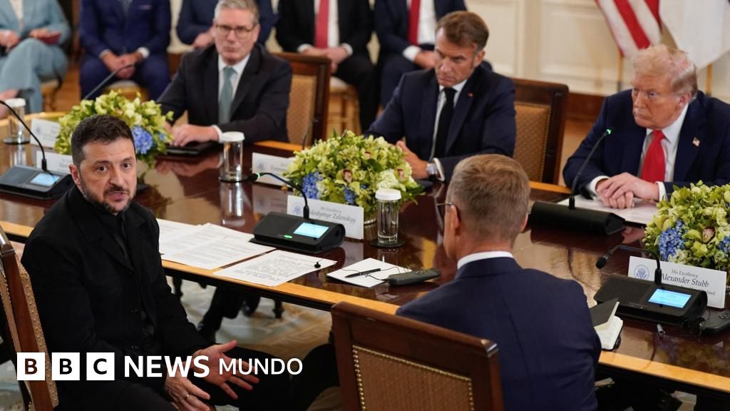 Trump, Zelensky y los líderes europeos hablan sobre garantías de seguridad para Ucrania durante la reunión multilateral en la Casa Blanca