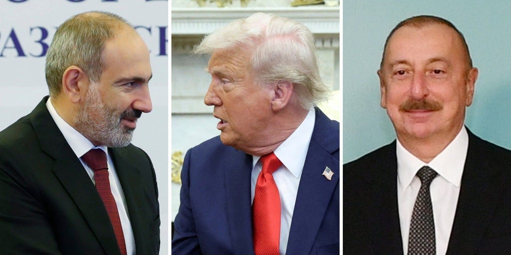 Trump media entre Armenia y Azerbaiyán para firmar un acuerdo de paz