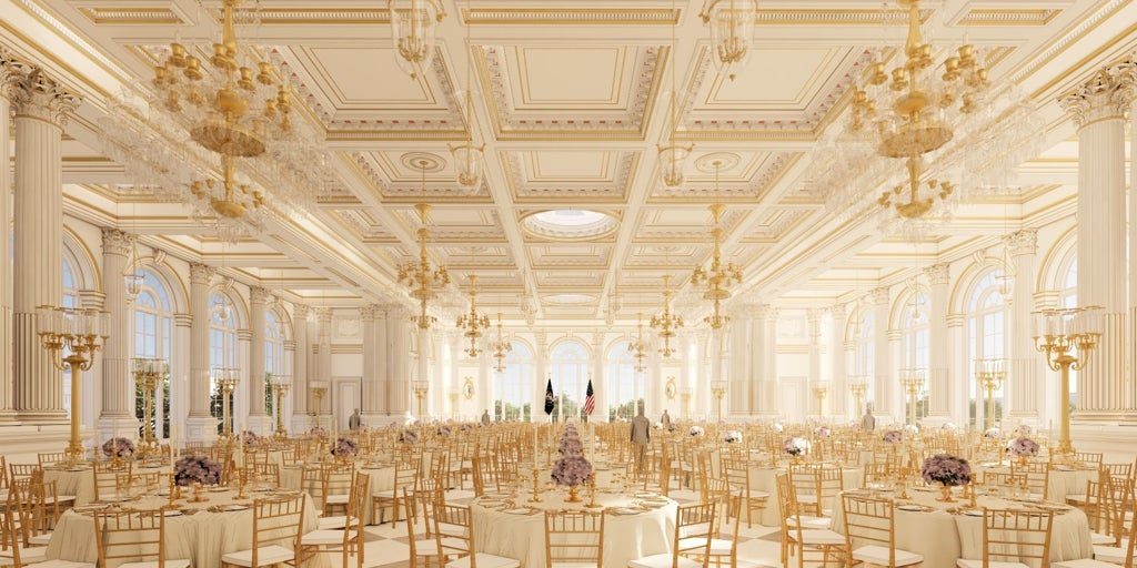 Trump transforma la Casa Blanca en su Versalles