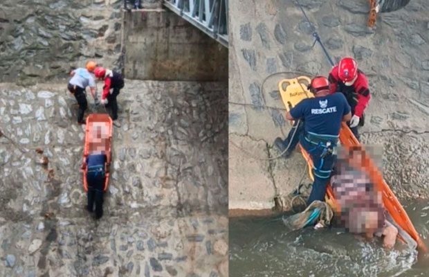Un hombre cae a las riberas del río Guaire al descender desde 15 metros de altura