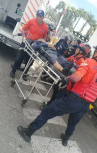  Una oficial PNB murió y otro policía herido por   Gándola en Turmero 