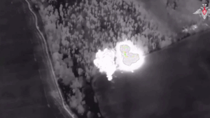 VIDEO: Abrams, Bradleys y unos 50 efectivos: el ‘botín’ de bombas aéreas y drones Guerán en un ataque ruso