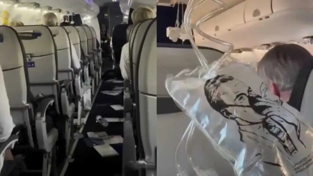 Video| Momentos de pánico tras turbulencia que causó el desplome de un avión a más de mil metros de altura