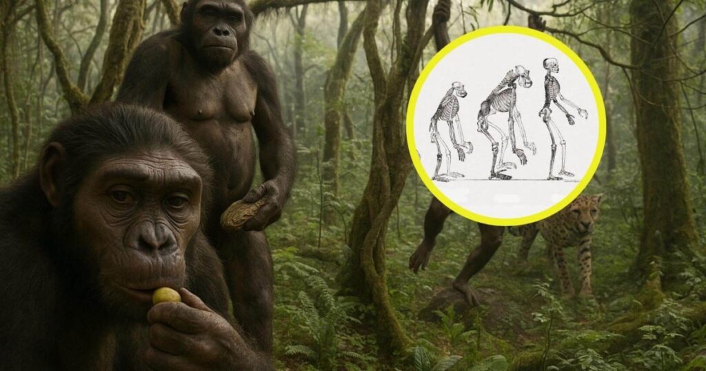 así comenzó la evolución que nos hizo caminar erguidos