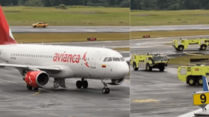 avión de Avianca tuvo que regresar al área de embarque tras detectar una falla
