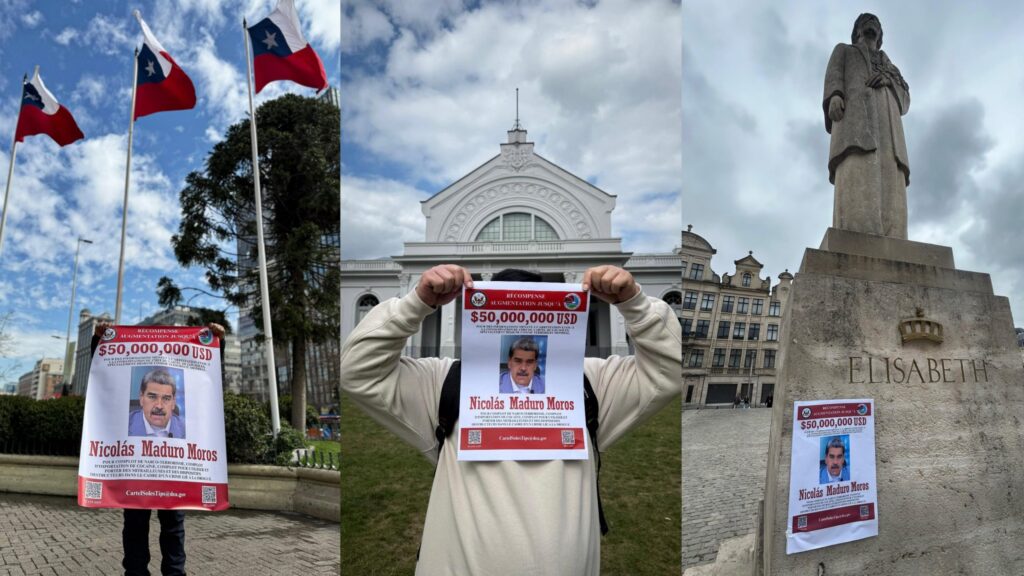 carteles con la recompensa por Nicolás Maduro se multiplican en todo el mundo (FOTOS)