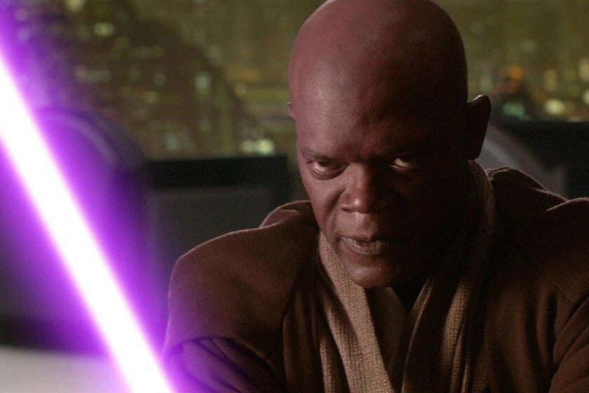el sable láser de Samuel L. Jackson en Star Wars no sólo es especial por ser morado, sino por un homenaje a Pulp Fiction