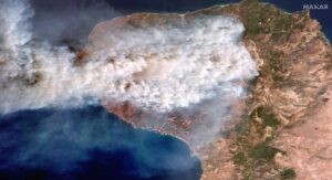 los otros incendios forestales del sur de Europa, en imágenes de satélite | europapress.es
