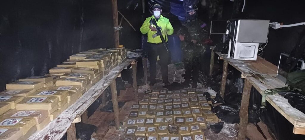 más de 1.100 kilos incautados -
