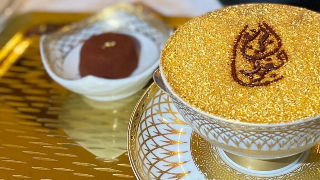 tiene oro de 24 quilates y se sirve en un hotel de superlujo