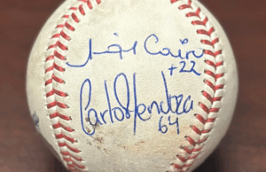 ¡A Cooperstown! Pelota del duelo Mendoza-Cairo irá al Salón de la Fama