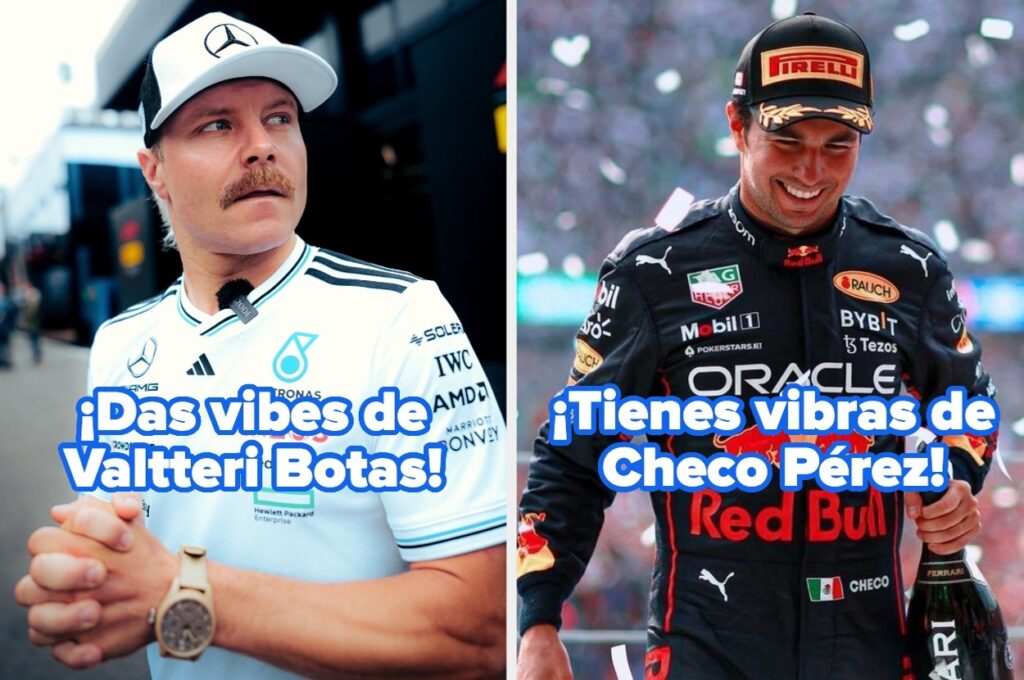 ¿Tu personalidad es como Checo Pérez o como Valtteri Bottas?