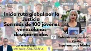 100 jóvenes desaparecidos y presos políticos en crisis