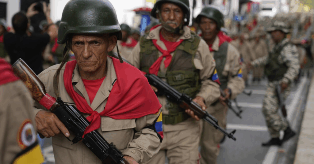 Suben las tensiones militares: A miliciano le da un yeyo