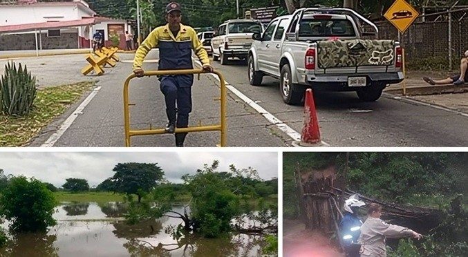 Abren vía hacia Ocumare de la Costa tras desborde de ríos