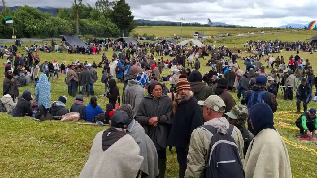 Asamblea de indígenas en Nariño