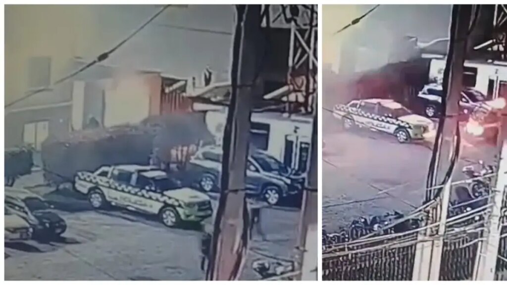 Así fue el incendio que se registró en el interior de la estación de Policía en Funza: esto es lo que se sabe