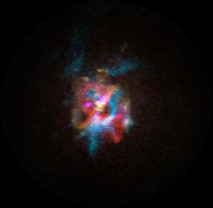 Asombrosa burbuja gigantesca de gas y polvo en torno a una estrella supergigante roja