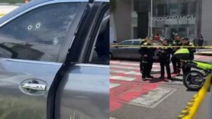 Atentado sicarial al frente de un conversatorio donde estaban precandidatos presidenciales del Centro Democrático en Bucaramanga: refuerzan seguridad
