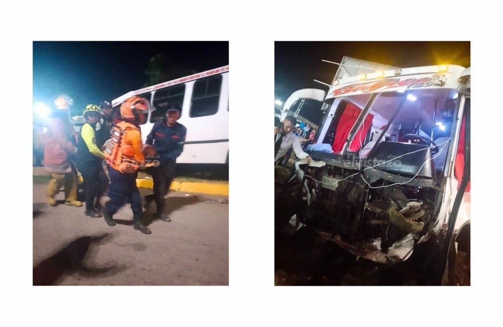 Autobús Encava del estado Guárico y Cherokee colisionaron en Barcelona dejando una mujer fallecida