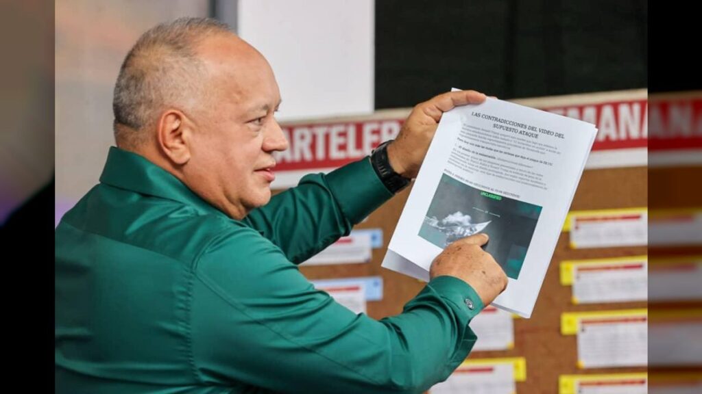 Cabello critica a EEUU por ejecución en alta mar