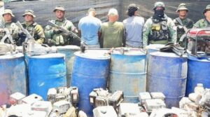 Capturan a tres sujetos por operar campamento de minería ilegal