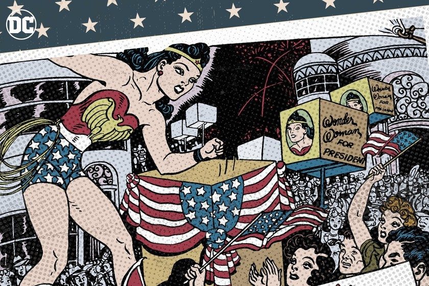 DC presentó a Wonder Woman como candidata a la presidencia de Estados Unidos... ¡En mitad de la Segunda Guerra Mundial!
