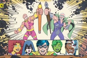 El día que los auténticos Marv Wolfman y George Pérez conocieron a sus Jóvenes Titanes