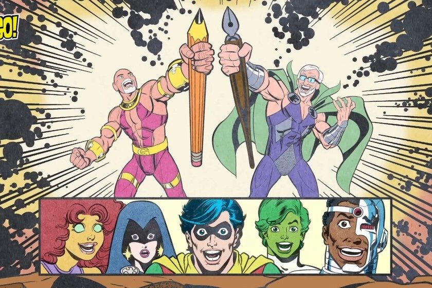 El día que los auténticos Marv Wolfman y George Pérez conocieron a sus Jóvenes Titanes