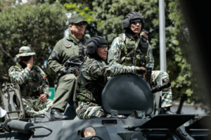 FAN realiza caravana con tanquetas por distintas vías de Caracas