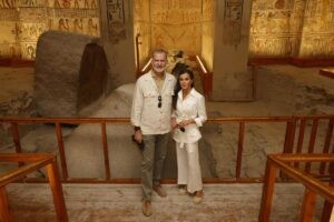 Felipe VI y Letizia completan con su visita al Valle de los Reyes su primer viaje a Egipto | europapress.es
