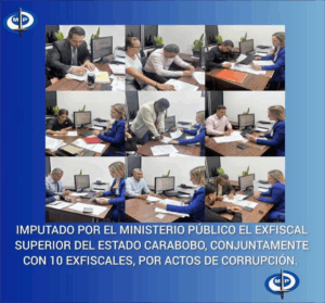 Fiscal falso fue detenido por extorsión, imputados once funcionarios en Carabobo