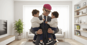 Hijos de Beéle usan IA para tener una foto con su papá – El Chigüire Bipolar