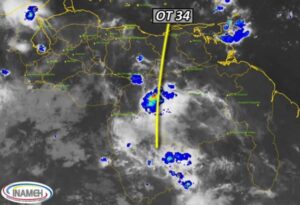 Inameh pronosticó lluvias y fuertes vientos en Occidente y sur de Venezuela este #14Sep