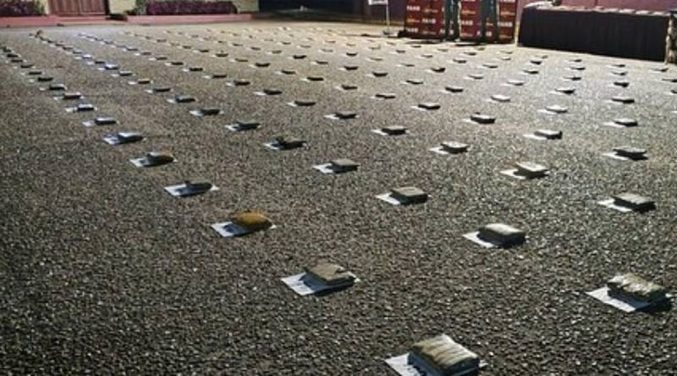 Incautan más de una tonelada de droga en Zona Binacional de Paz