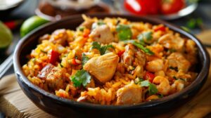 Jorge Rausch y su auténtico arroz con pollo colombiano