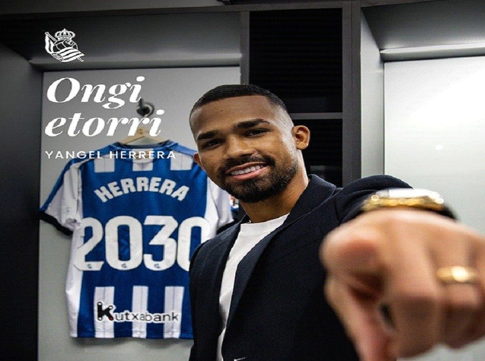 La Real Sociedad confirma el fichaje del venezolano Yangel Herrera por 5 temporadas - AlbertoNews
