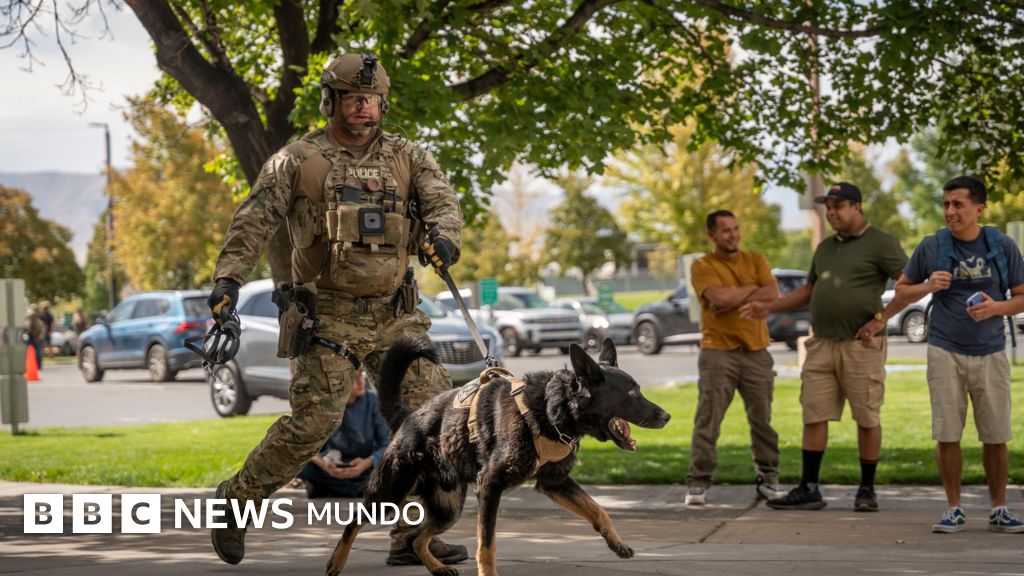 La intensa búsqueda del asesino del comentarista conservador Charlie Kirk en medio de acusaciones de Trump de "violencia política"
