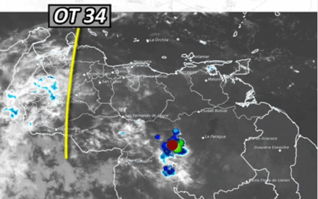 Onda tropical número 34 generará lluvias en gran parte del país