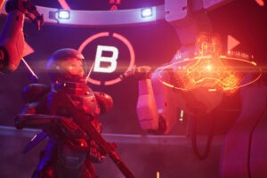 Pegar tiros en este FPS cyberpunk ultrafrenético se ha convertido en un episodio de Cómo Conocí a Vuestra Madre