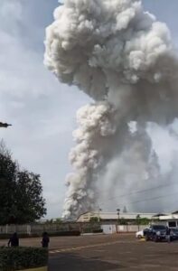 Reportan explosión e incendio en fábrica de pirotécnicos en el estado Zulia