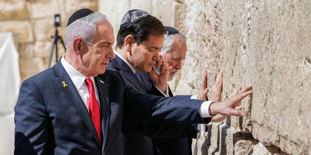 Rubio visita Israel para reiterar el apoyo de EE.UU. pese al ataque a Qatar