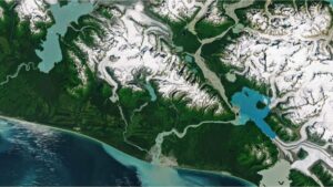 Se creó una nueva isla tras el retroceso de un glaciar en Alaska