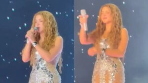 Shakira rompió en llanto durante un concierto en México al interpretar una canción inspirada en su ruptura con Piqué