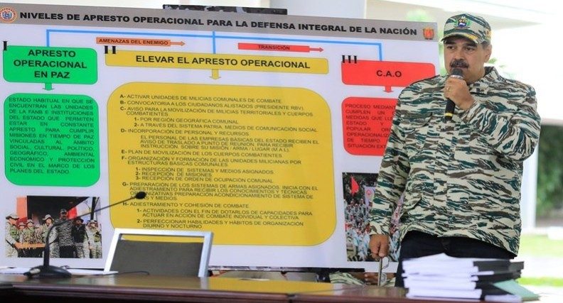 "Si Venezuela fuera agredida, pasaría a lucha armada"