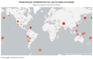 TERREMOTOS HOY | Terremotos hoy, 1 de septiembre: consulta dónde ha habido sismos y su escala en España y resto del mundo, en tiempo real | elperiodico.com